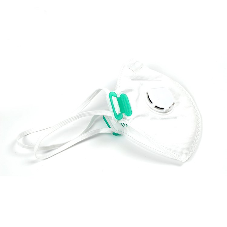 Respiratore pieghevole traspirante NIOSH N95 con valvola