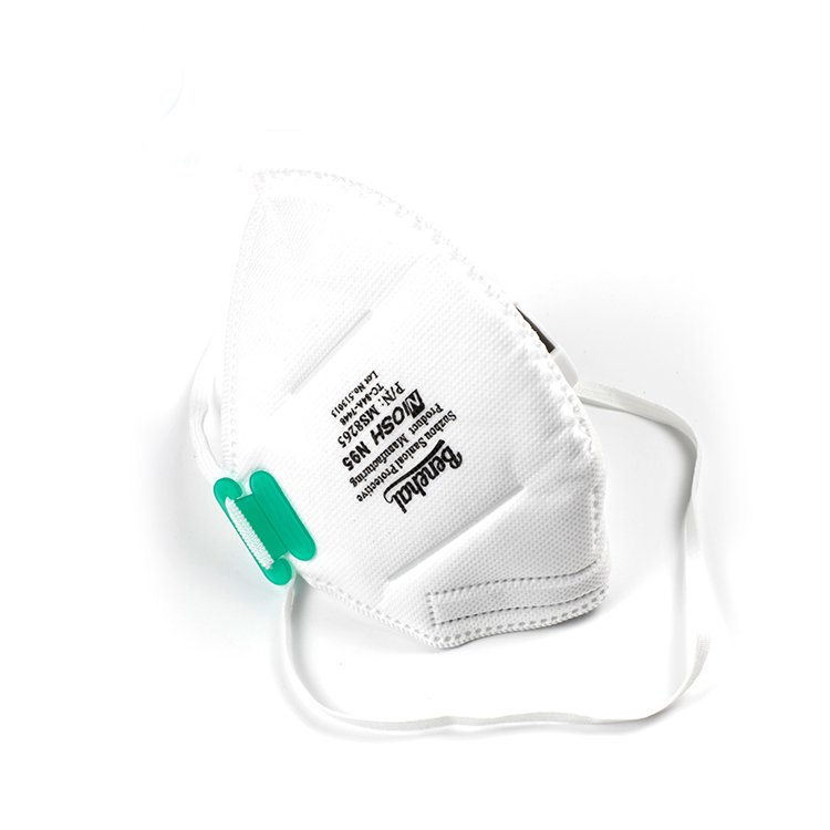 Respiratore pieghevole traspirante NIOSH N95 con valvola