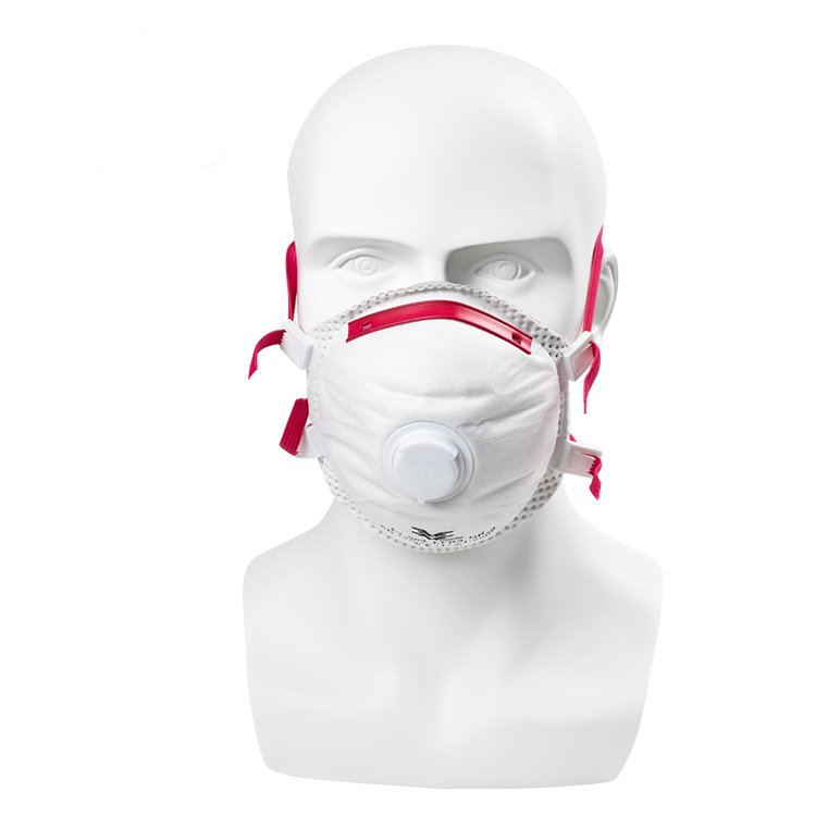 Respiratore con filtro FFP3 riutilizzabile anti virus EN149 con valvola