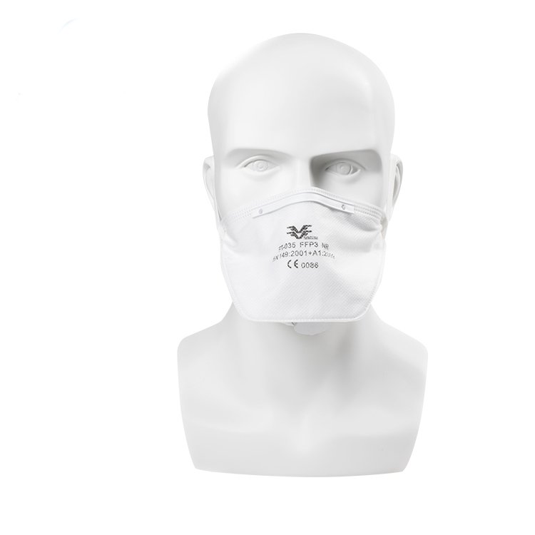 Maschera respiratore con filtro FFP3 a becco d'anatra standard EN149 con valvola