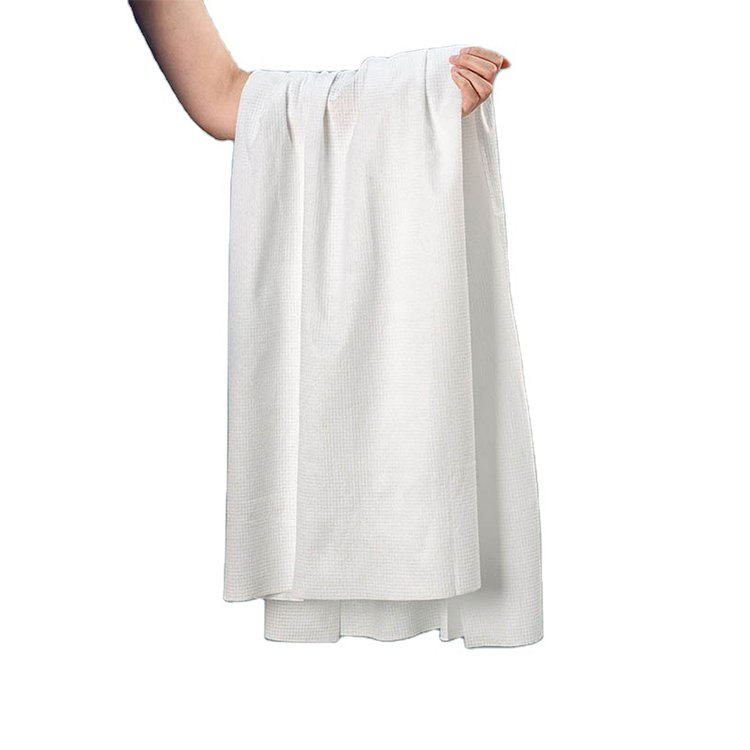 Asciugamano da bagno monouso da viaggio in cotone per la pulizia morbida confezionato singolarmente in fibra di puro cotone