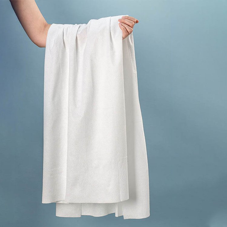 Asciugamano da bagno monouso da viaggio in cotone per la pulizia morbida confezionato singolarmente in fibra di puro cotone