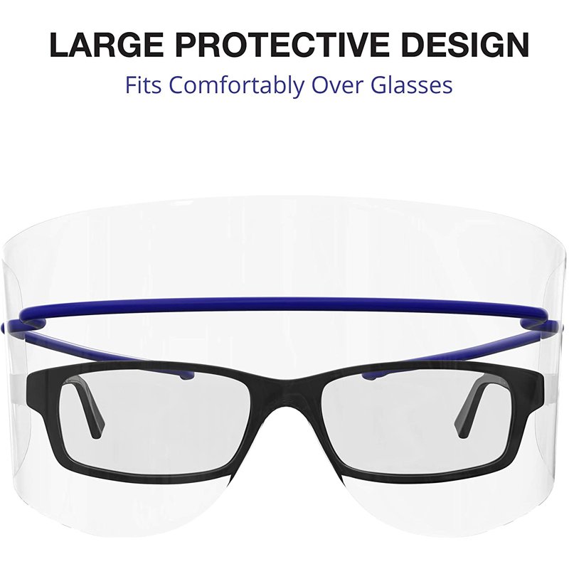Occhiali di sicurezza monouso Occhiali protettivi per gli occhi in plastica Occhiali protettivi per gli occhi